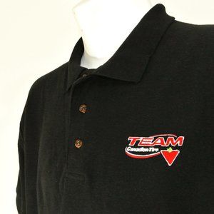 CANADIAN TIRE Team Store Employee Uniform Polo Shirt Black NEW Size XL